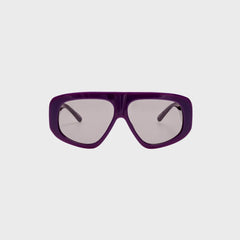 The Attico Milano Sunglasses - Mauve / Silver