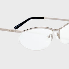 The Attico Charlotte Optical Sunglasses - Matte Silver