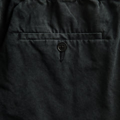 Auralee Garment-Dyed Finx Light Chino Short - Black