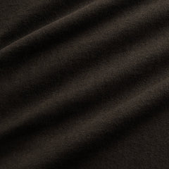 Auralee Brushed Organic Cotton Jersey Tee - Ink Black