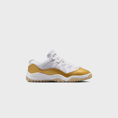 Jordan PS Jordan 11 Retro Low - White / Metallic Gold