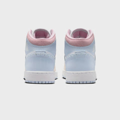 Jordan GS Air Jordan Mid SE - Half Blue / Pale Ivory / White