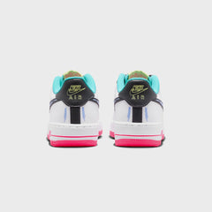 Nike GS Air Force 1 Low - White / Hyper Pink / Dusty Cactus / Anthracite