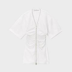 Alexander Wang Zipper Tee Dress - White