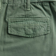 Alexander Wang Pre-Styled Cargo Pant - Washed Green Bay
