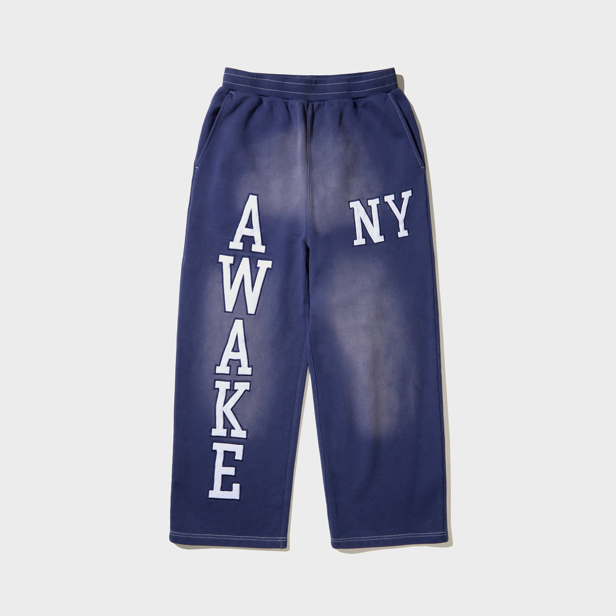 Awake NY Collegiate Open Hem Sweatpant - Navy