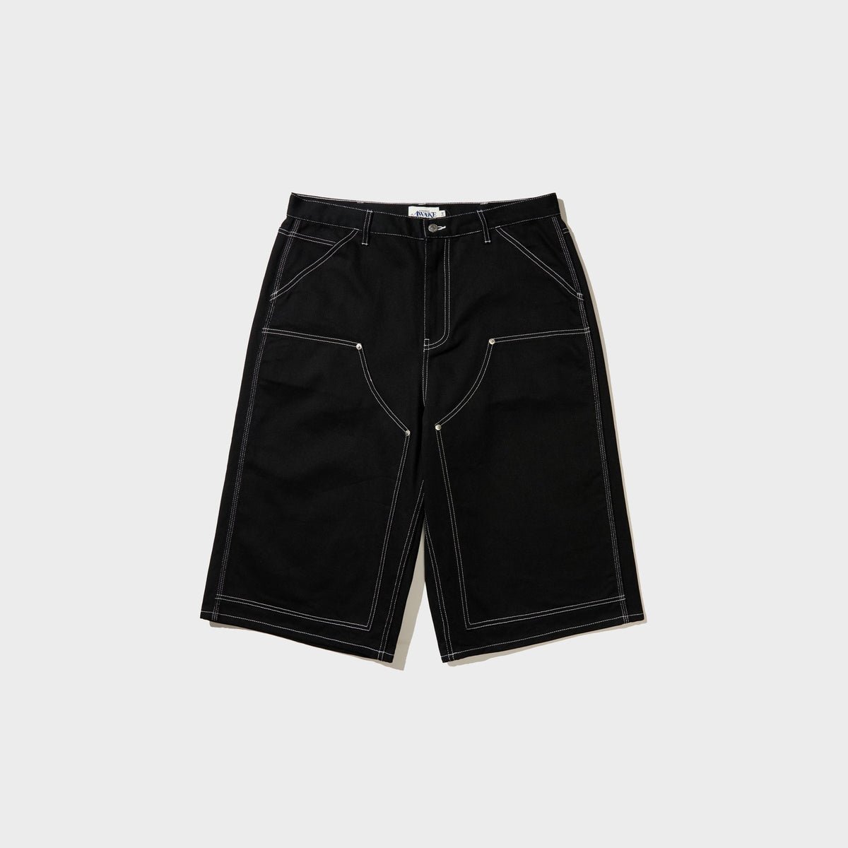 Awake NY Double Knee Jort - Black