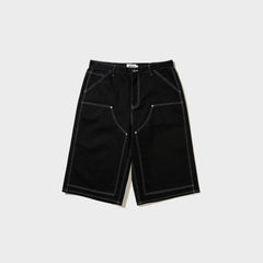 Awake NY Double Knee Jort - Black