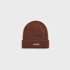 Awake NY Loose Gauge Knit Beanie - Brown