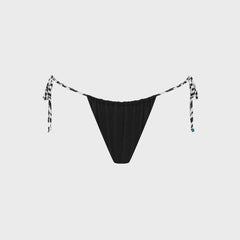 Bond Eye Reversible Stevia Brief Bottom - Zebra / Black
