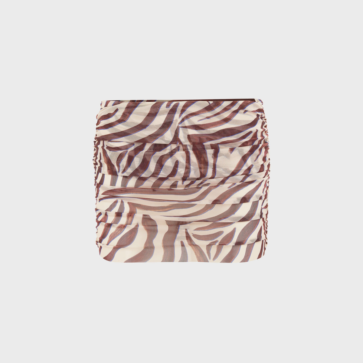 Bond Eye Claudia Mini Skirt - Zebra Mesh
