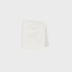 Bond Eye Hazel Wrap Mini Skirt - Coconut Spray