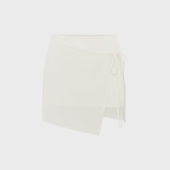 Bond Eye Maeve Mini Skirt - Coconut Mesh