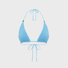 Bond Eye Beaded Ingrid Triangle Top - Blue