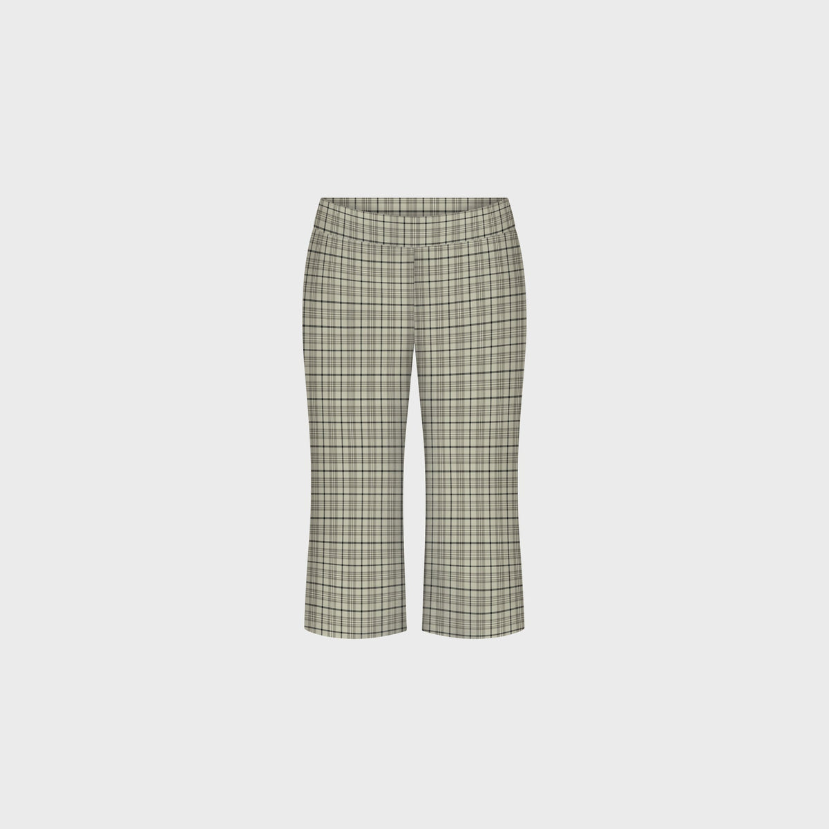 Belle Anna Remi Capri - Brown Plaid