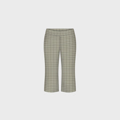 Belle Anna Remi Capri - Brown Plaid