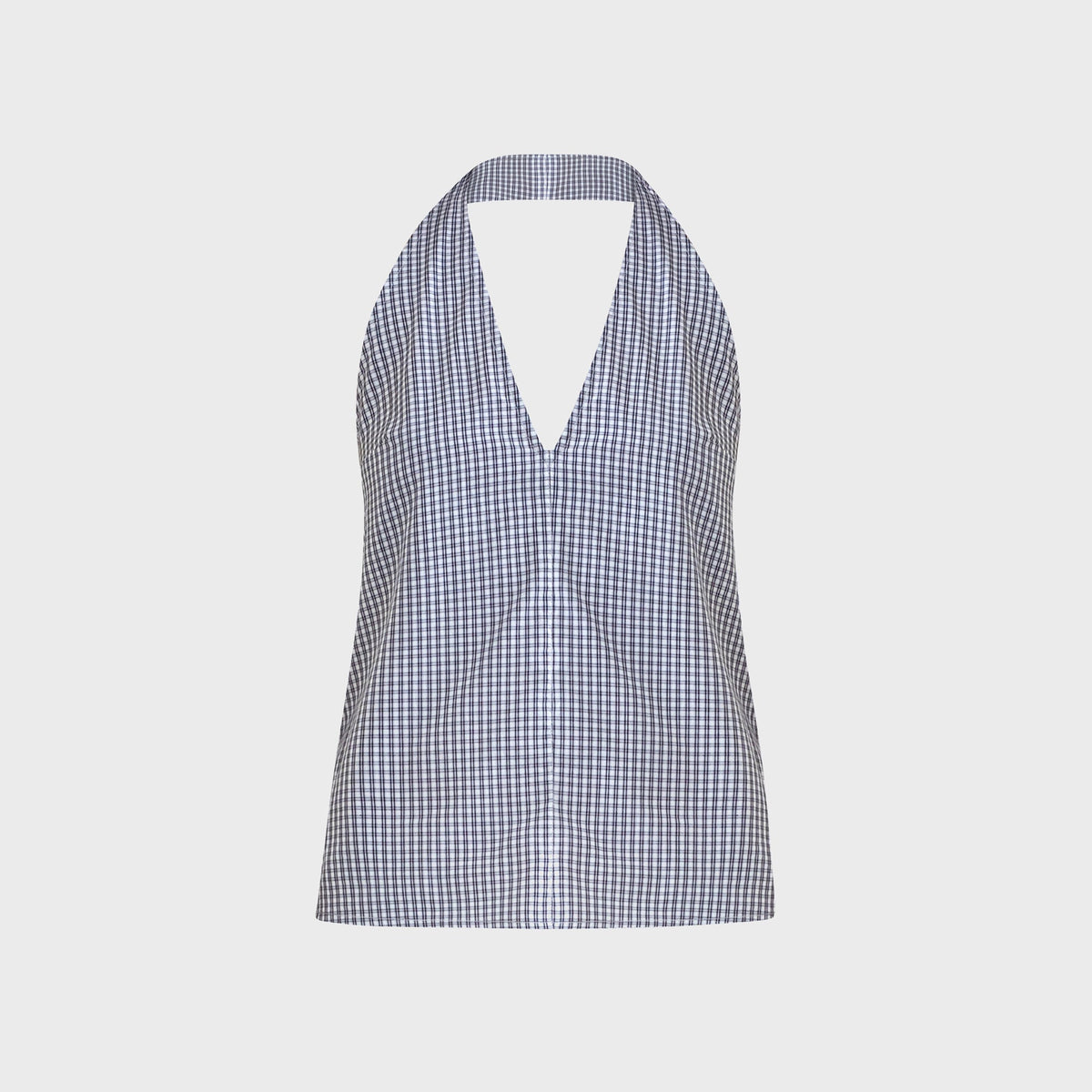 Belle Anna Posie Top - Black Plaid