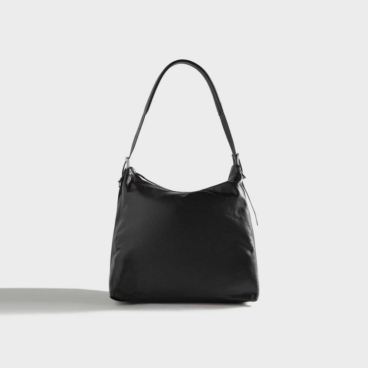 Lemaire Belted Hobo Bag - Dark Chocolate