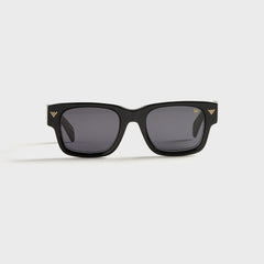 Vintage Frames Bowie Acetate Sunglasses - Black / Clear