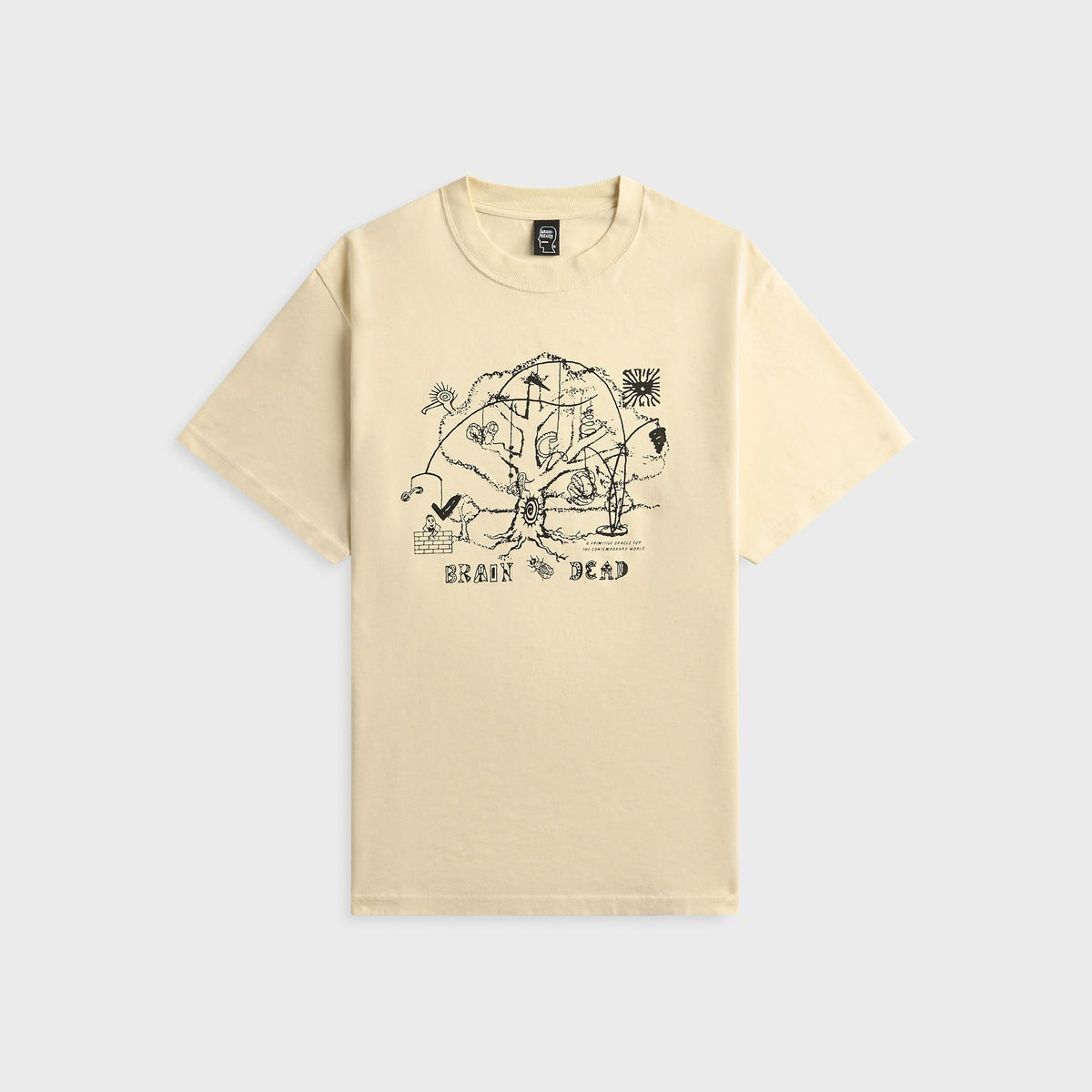 Brain Dead Oracle Tee - Natural