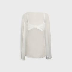 Buci Ibis Poncho Set - Ivory
