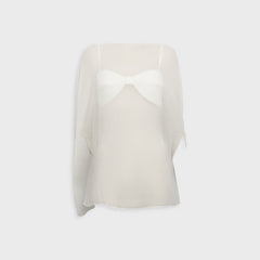 Buci Ibis Poncho Set - Ivory