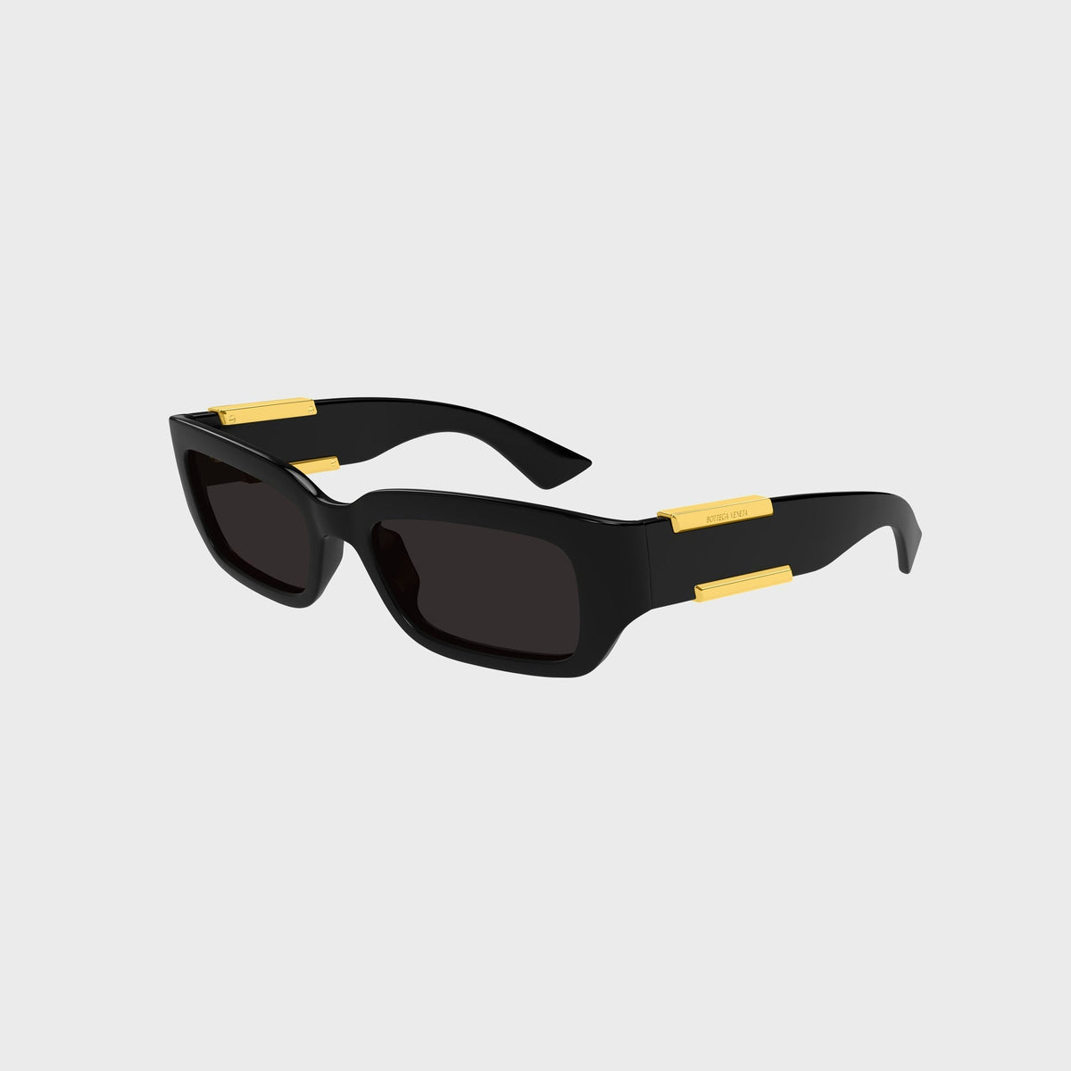 Bottega Veneta Squared Sunglasses - Black / Grey