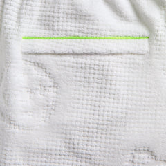 Casablanca Towelling Monogram Short - Black