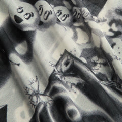 Casablanca Rave Collage Short Sleeve Mesh Tee - Black / White