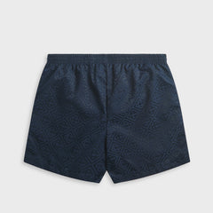 Casablanca Monogram Jacquard Swim Short - Black