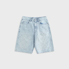 Casablanca Hotfix Baggy Denim Short - Light Wash