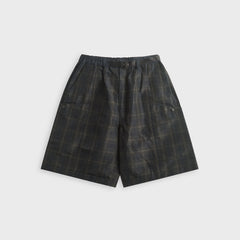 CDG Homme Plaid Short - Navy