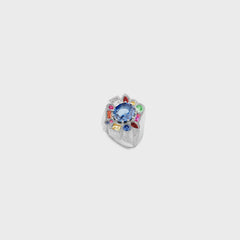 Bleue Burnham Cottage Garden Cocktail Ring - Multi