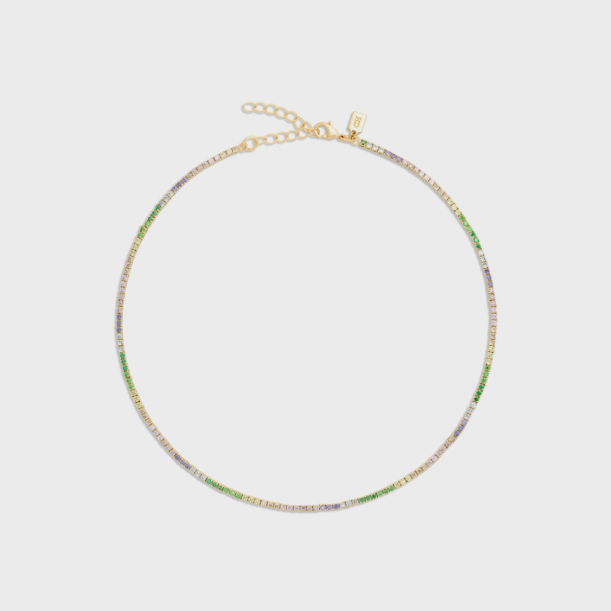Crystal Haze Mini Serena Necklace - Pastel Multi