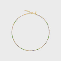 Crystal Haze Mini Serena Necklace - Pastel Multi