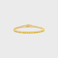 Crystal Haze Serena Bracelet - Butter Yellow
