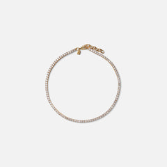 Crystal Haze Serena Necklace Clear - Gold