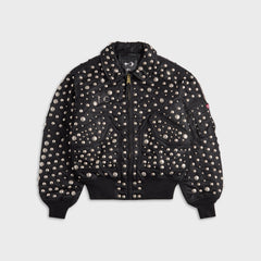 Alpha Industries Thug Club X Alpha Cwu-45P All-Over Rivet Version Jacket - Black