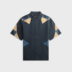 A.P.C. Chemise Patchwork Shirt - Indigo Blue