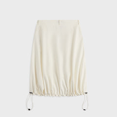 Coperni Technical Tailored Balloon Skirt - White