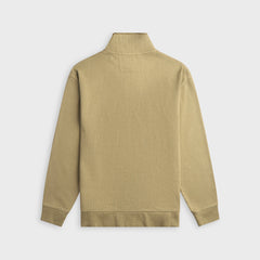 C.P. Company 10/2 Combed Jersey Polo Collar Sweatshirt - Moss Gray