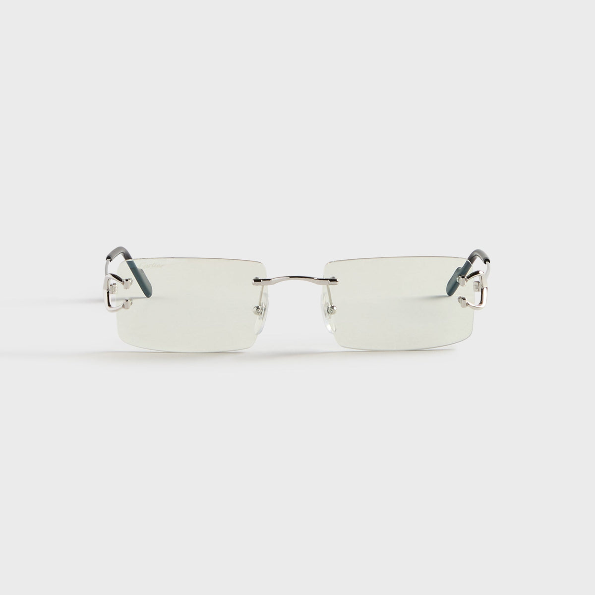 Cartier CT0488S Metal Sunglasses - Silver / Transparent