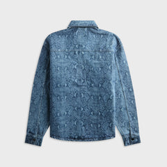 Daily Paper Snake Laser Rahul Denim Shirt - Blue