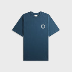 Daily Paper Orbit Drift Short Sleeve Tee - Blue Wing Teal