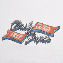 Daily Paper 3D Script Short Sleeve Tee - White