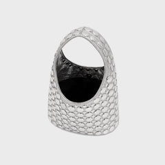 DOTTHZ Delilah Mini Bag - Metallic Silver