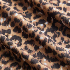 GUIZIO Tallulah Mesh Slip Dress - Mini Leopard