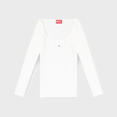 Diesel T-Bal-OD Long Sleeve Tee - White