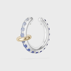Spinelli Kilcollin Elara Ear Cuff - Sterling Silver / Blue sapphire