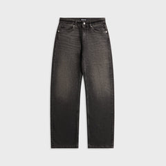 EB Denim Alida Loose Bowed Jean - Smoke